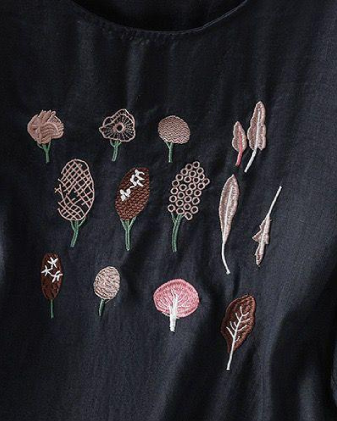 Pure Cotton Embroidered T-Shirt Top