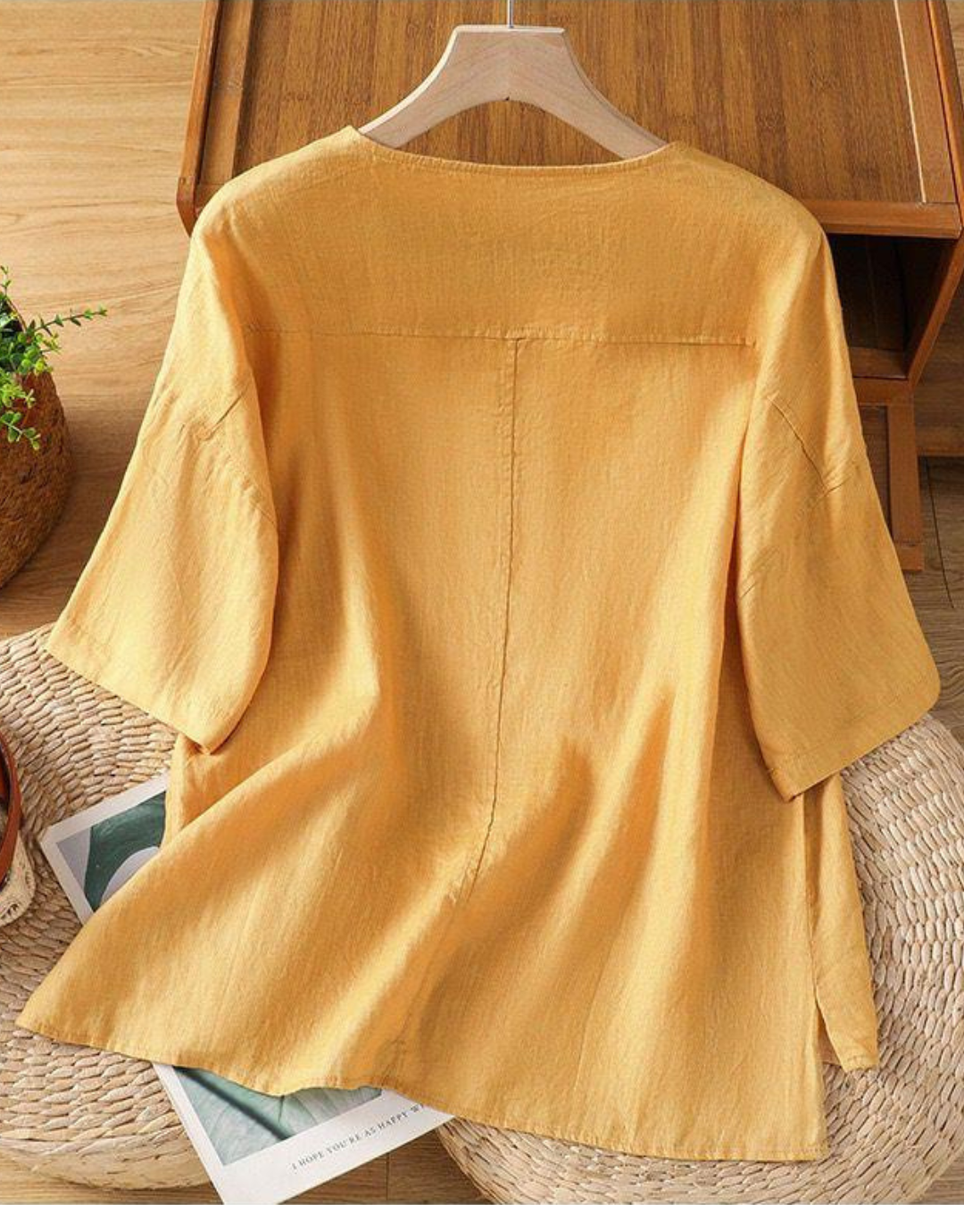 Pure Cotton Embroidered T-Shirt Top