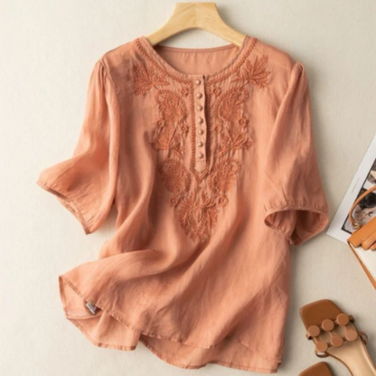 Pure Cotton Embroidered Comfortable Top