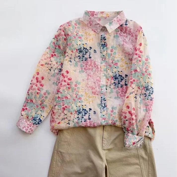 Pure Cotton Digital Printed Full Sleeve Casual Shirt