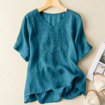 Pure Cotton Embroidered Comfortable Top