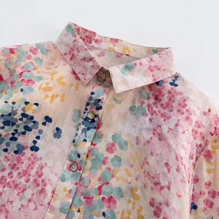 Pure Cotton Digital Printed Full Sleeve Casual Shirt