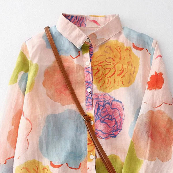 Pure Cotton Printed Full Sleeve Casual Shirt