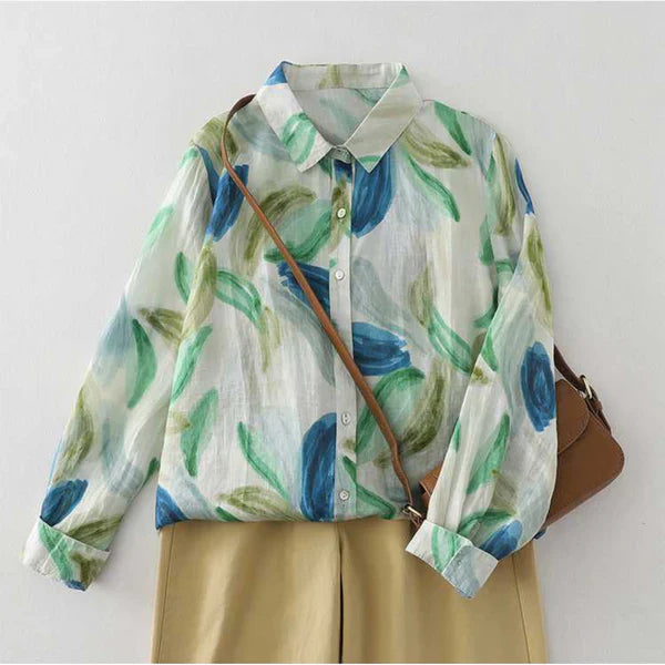 Pure Cotton Printed Full Sleeve Casual Shirt