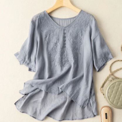 Pure Cotton Embroidered Comfortable Top