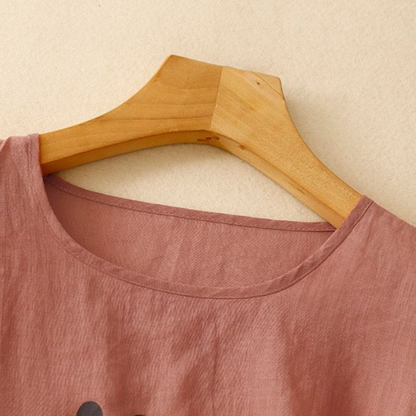 Pure Cotton Printed T-Shirt Top