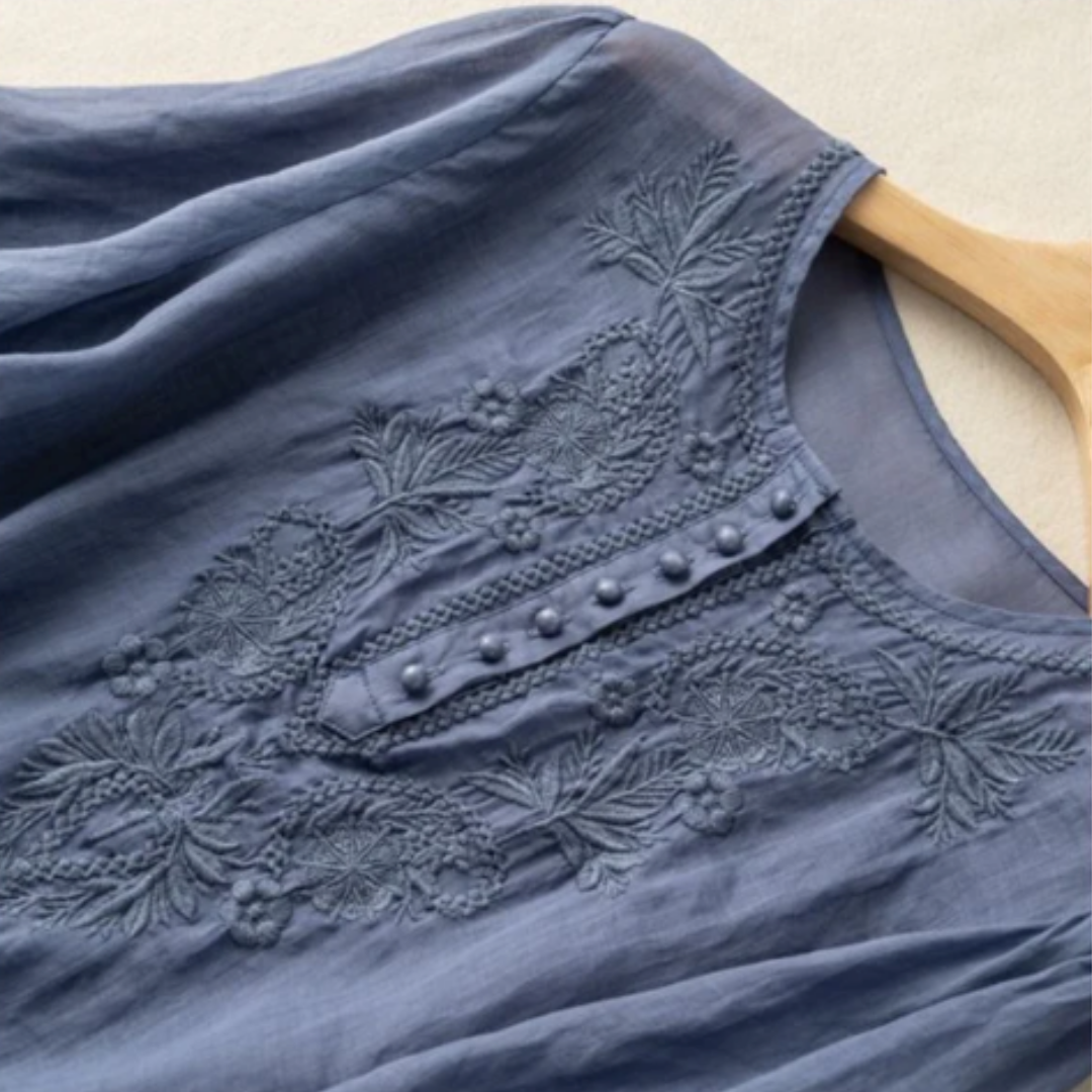 Pure Cotton Embroidered Comfortable Top