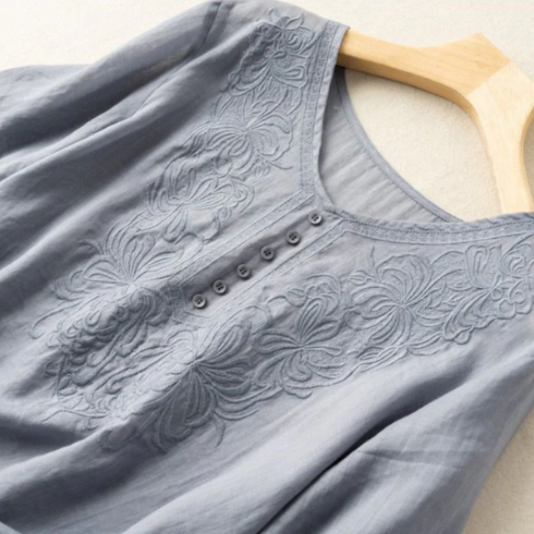 Pure Cotton Embroidered Comfortable Top