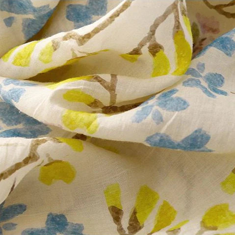 Pure 100% Cotton Leaf Print  Shirt Lightweight & Stylish