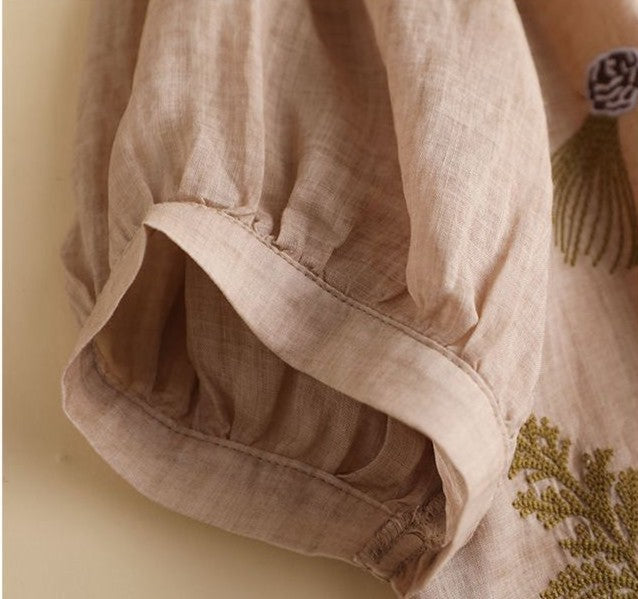 Pure Cotton Embroidered Oversize Comfort Shirt