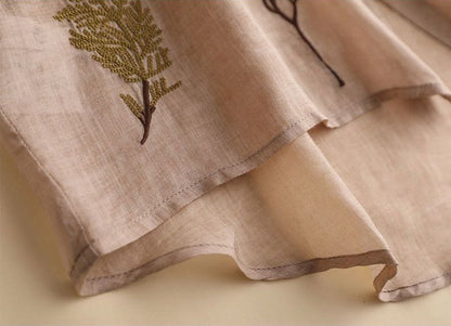 Pure Cotton Embroidered Oversize Comfort Shirt